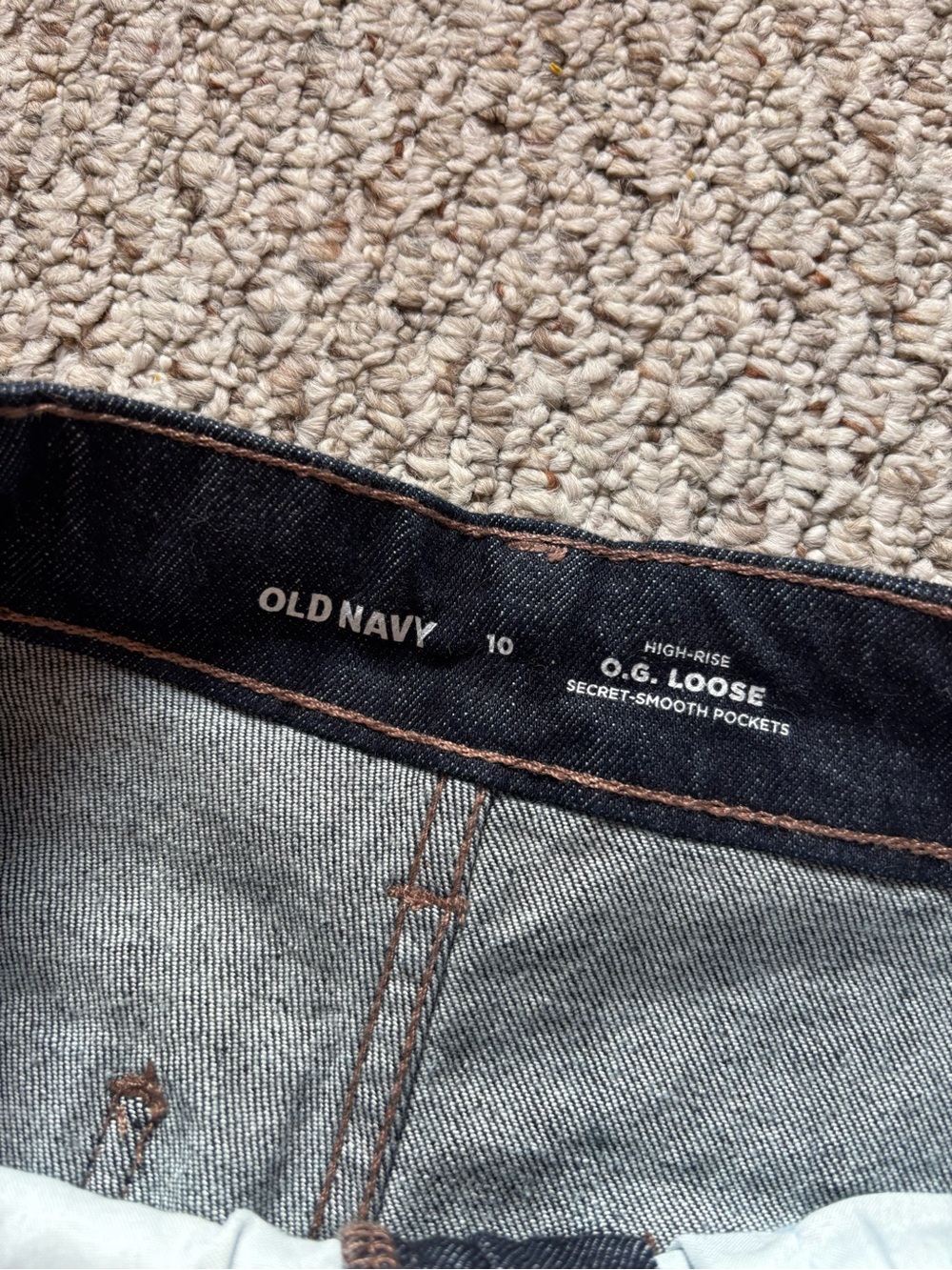 Old Navy Indigo High-Rise O.G. Loose Jeans - Picture 2 of 3